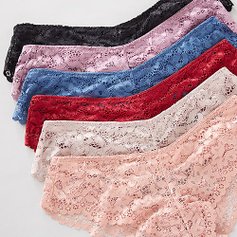 Buy Frech Women's Cotton Blend Solid Hipster Panty Combo Pack of 12 at