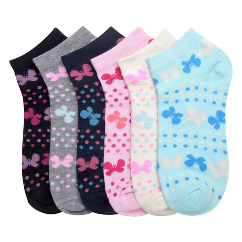 6 PAIRS | Mamia Women's Ankle Socks Set (70023_HOVER)