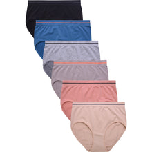 Load image into Gallery viewer, PACK OF 6 SOFRA WOMEN&#39;S SEAMLESS SOLID BIKINI PANTY (LP0269SKE)