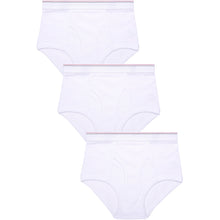 Load image into Gallery viewer, Men&#39;s Essentials Power Club PACK OF 3 Solid White Briefs (MW3401_3PK WHT)