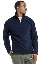 Load image into Gallery viewer, Men&#39;s Essentials Knocker Polar Fleece Quarter Pullover Jacket (PF1000_NVY)