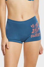 Load image into Gallery viewer, PACK OF 6 SOFRA WOMEN&#39;S SEAMLESS &quot;SWEET&quot; FLORAL GRAPHIC BOYSHORTS (LP0248SB)