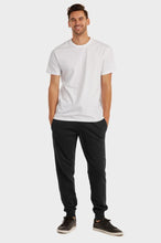 Load image into Gallery viewer, Men&#39;s Essentials Knocker Cotton Blend Solid Terry Jogger Sweat Pants (SP3100_BLK)