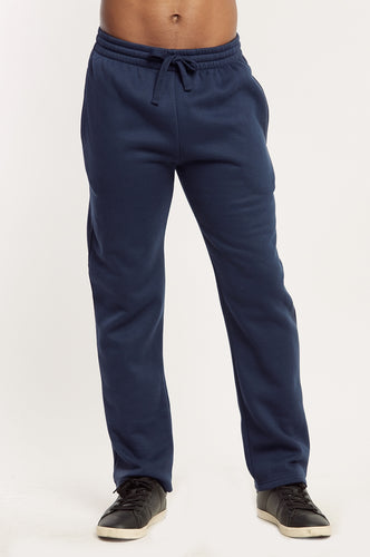 Men's Essentials Knocker Solid Long Fleece Sweat Pants - Navy (SP1010_NVY)