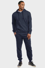 Load image into Gallery viewer, Men&#39;s Essentials Et Tu Cotton Blend Solid Jogger Fleece Sweat Pants - Navy (SP1120E_NVY)