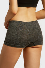 Load image into Gallery viewer, PACK OF 6 SOFRA WOMEN&#39;S SEAMLESS HEATHER SOLID BOYSHORTS (LP0223SB1)