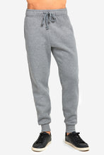 Load image into Gallery viewer, Men&#39;s Essentials Knocker Cotton Blend Solid Jogger Fleece Sweat Pants - Heather Gray (SP1100_HGY)