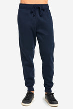 Load image into Gallery viewer, Men&#39;s Essentials Knocker Cotton Blend Solid Jogger Fleece Sweat Pants - Navy (SP1100_NVY)