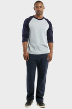 Load image into Gallery viewer, Men&#39;s Essentials Knocker Cotton Blend Long Fleece Solid Sweat Pants - Navy (SP1000_NVY)