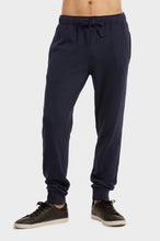 Load image into Gallery viewer, Men&#39;s Essentials Knocker Cotton Blend Solid Terry Jogger Sweat Pants - Navy (SP3100_NVY)