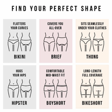 Load image into Gallery viewer, PACK OF 6 MOPAS WOMEN'S COTTON BLEND NO SHOW SEAMLESS SOLID BIKINI PANTY (LPN2014K)