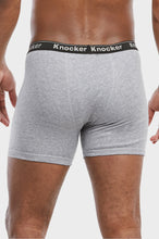 Load image into Gallery viewer, Men&#39;s Essentials Knocker PACK OF 2 Logo Band Boxer Briefs (BBC3500_2PK AST)