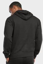 Load image into Gallery viewer, Men&#39;s Essentials Et Tu Lightweight Fabric Cotton Blend Pullover Fleece Hoodie Jacket (HD1020E_BLK)