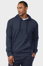 Load image into Gallery viewer, Men&#39;s Essentials Et Tu Lightweight Fabric Cotton Blend Pullover Fleece Hoodie Jacket (HD1020E_NVY)