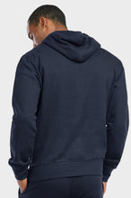Load image into Gallery viewer, Men&#39;s Essentials Et Tu Lightweight Fabric Cotton Blend Pullover Fleece Hoodie Jacket (HD1020E_NVY)