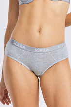 Load image into Gallery viewer, PACK OF 6 SOFRA WOMEN'S COTTON BLEND SOLID BIKINI PANTY WITH EXTENDED SIDE SEAMS(LP1421CKE3)
