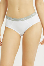 Load image into Gallery viewer, PACK OF 6 SOFRA WOMEN'S COTTON BLEND SOLID BIKINI PANTY WITH EXTENDED SIDE SEAMS(LP1421CKE3)