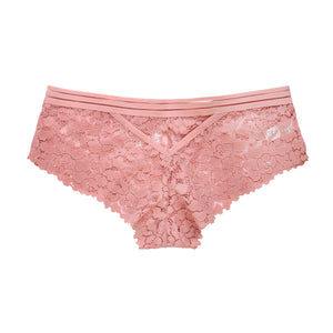 PACK OF 6 SOFRA WOMEN'S FLORAL LACE HIPSTER PANTY (LP9067LH)