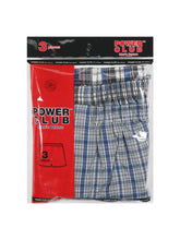 Load image into Gallery viewer, Men&#39;s Essentials Power Club PACK OF 3 Plaid Boxers (PCB3500_3PK AST)