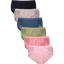 Load image into Gallery viewer, PACK OF 6 SOFRA WOMEN&#39;S  LACE TRIM HIPSTER PANTY (LP0237SH5)