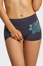 Load image into Gallery viewer, PACK OF 6 SOFRA WOMEN&#39;S SEAMLESS &quot;ROMANCE&quot; ROSE GRAPHIC BOYSHORTS (LP0238SB)