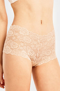 PACK OF 6 SOFRA WOMEN'S FLORAL LACE HIPSTER PANTY (LP7984LH2)