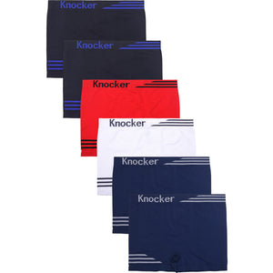 Men's Essentials Knocker PACK OF 6 Seamless Trunks (MS007M_6PK)
