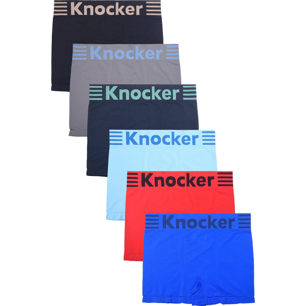 Men's Essentials Knocker PACK OF 6 Seamless Trunks (MS048M_6PK)