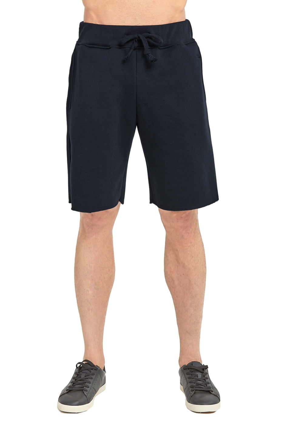 Men's Essentials Knocker Terry Fleece Shorts (FS1000_ BLK)