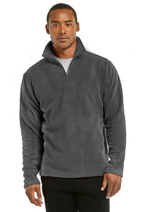 Men's Essentials Knocker Polar Fleece Quarter Pullover Jacket (PF1000_ CGY)