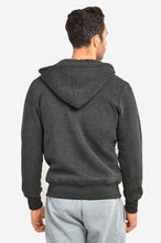 Load image into Gallery viewer, Men&#39;s Essentials Knocker Heavy Fabric Cotton Blend Full Zip Fleece Hoodie Jacket (HD2000_CGY)