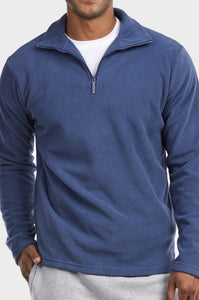 Men's Essentials Knocker Polar Fleece Quarter Pullover Jacket (PF1000_ DNM)