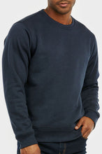 Load image into Gallery viewer, Men&#39;s Essentials Knocker Classic Relaxed Fit Pullover Crewneck Sweatshirt (SWS1000_ NVY)