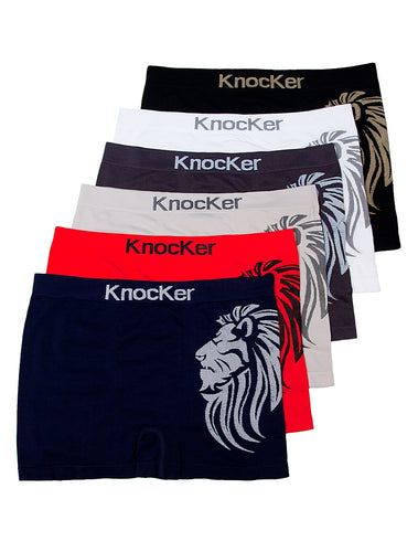 Men's Essentials Knocker PACK OF 6 Seamless Trunks (MS035M-6PK)