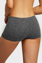 Load image into Gallery viewer, PACK OF 6 SOFRA WOMEN&#39;S SEAMLESS SOLID HEATHER BOYSHORTS IN NEUTRAL COLORS (LP0204SB5)
