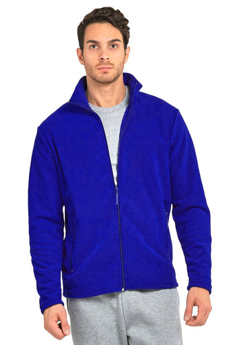 Men's Essentials Knocker Polar Fleece Zip Up Jacket (PF2000_ ROY)