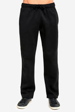 Load image into Gallery viewer, Men&#39;s Essentials Knocker Cotton Blend Long Fleece Solid Sweat Pants - Black (SP1000_BLK)