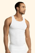 Load image into Gallery viewer, Men&#39;s Essentials Spak PACK OF 3 Solid Cotton Lightweight Tank (SPK001-WHT)