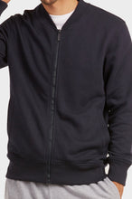 Load image into Gallery viewer, Men&#39;s Essentials Knocker Cotton Blend Terry Classic Bomber Jacket (FJ2150_NVY)