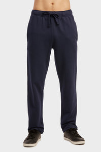 Men's Essentials Knocker Solid Terry Long Sweat Pants - Navy (SP3000_NVY)