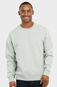 Men's Essentials Knocker Classic Relaxed Fit Pullover Crewneck Sweatshirt (SWS1000_ HGY)