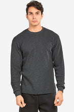 Load image into Gallery viewer, Men&#39;s Essentials Knocker Classic Breathable Cotton Waffle Knit Texture Thermal Top (KHT001_ CGY)