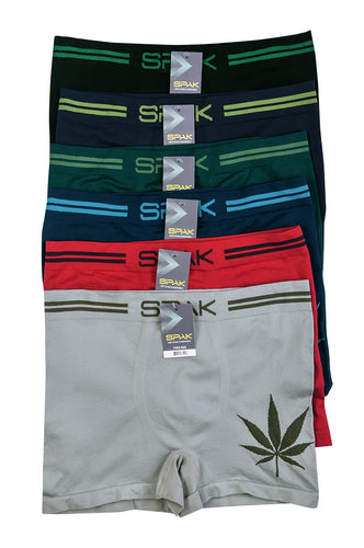 Men's Essentials Spak PACK OF 6 Seamless Trunks (MSP014-6PK)