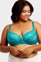 Load image into Gallery viewer, PACK OF 6 SOFRA WOMEN&#39;S PLUS FULL CUP ALLOVER LACE BRA (BR4161LD4)