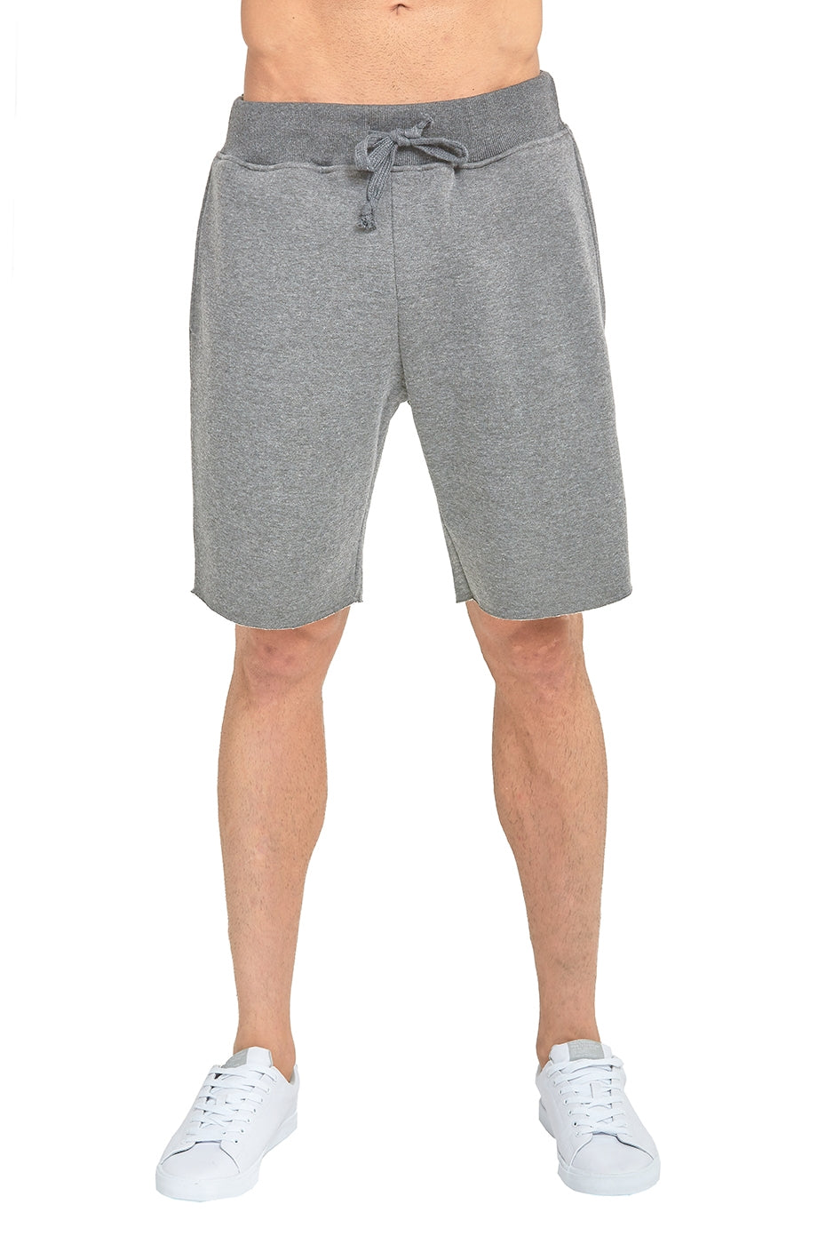 Men's Essentials Knocker Terry Fleece Shorts (FS1000_ HGY)