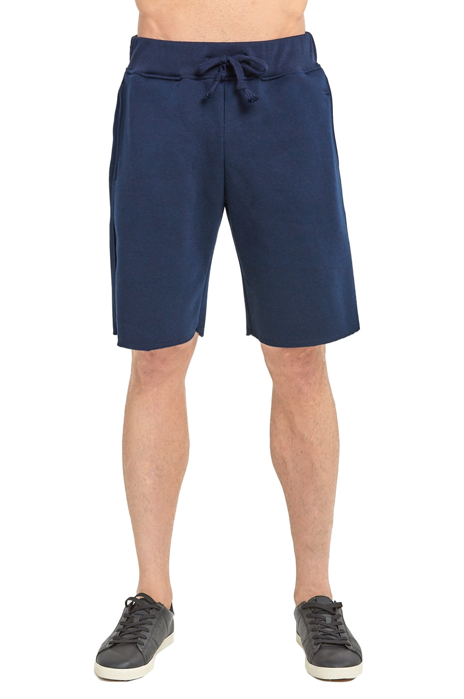 Men's Essentials Knocker Terry Fleece Shorts (FS1000_ NVY)