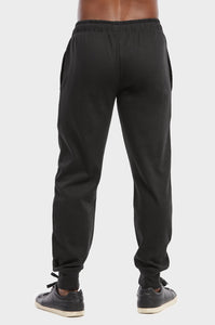 Men's Essentials Et Tu Lightweight Jogger Fleece Sweat Pants  (SP1120E_ BLK )