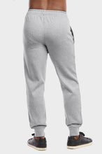 Load image into Gallery viewer, Men&#39;s Essentials Et Tu Cotton Blend Solid Jogger Fleece Sweat Pants - Heather Gray (SP1120E_HGY)