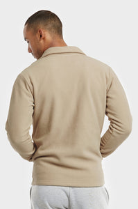 Men's Essentials Knocker Polar Fleece Zip Up Jacket (PF2000_BEI)