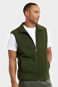 Men's Essentials Knocker Polar Fleece Vest (PF1500_DGN)
